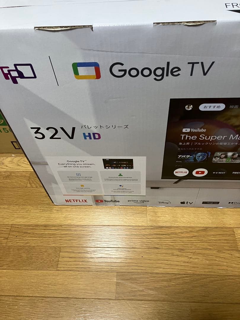 TCL.2024年製品Google TVチューナーレス‼️新品未開封品ラッピング品