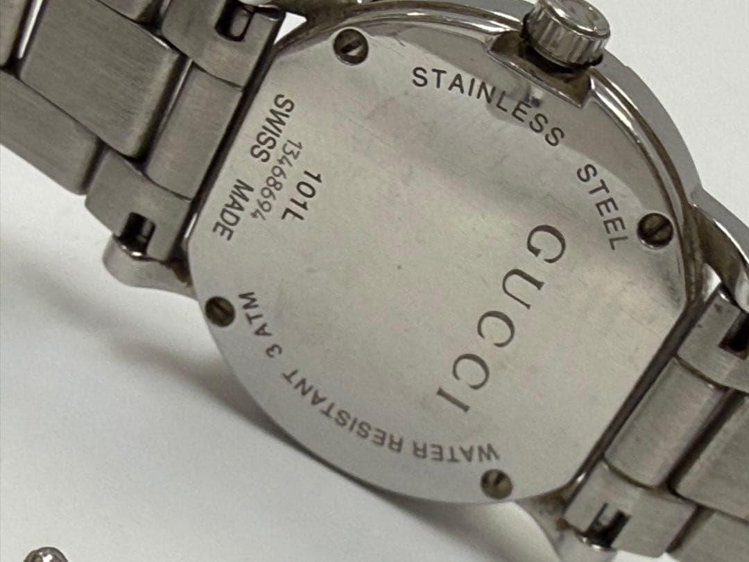 不動品 GUCCI 101L ステンレスベルト