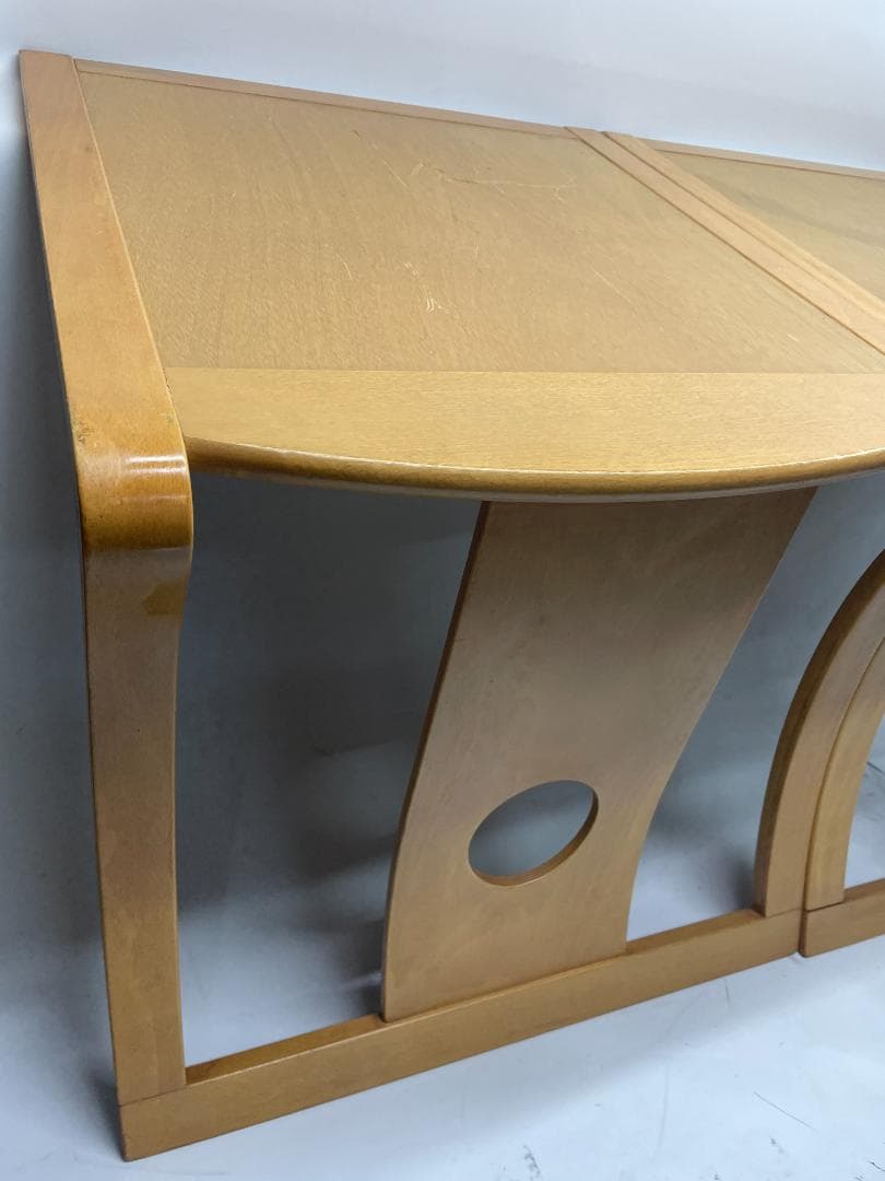 高級座椅子　日本家具　木製　和モダン座椅子 4脚セット 04c24