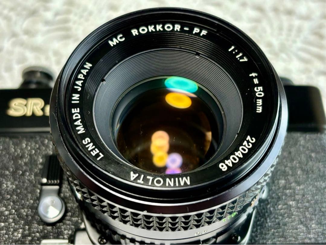 ミノルタ SR505 標準レンズ付き 一眼レフ