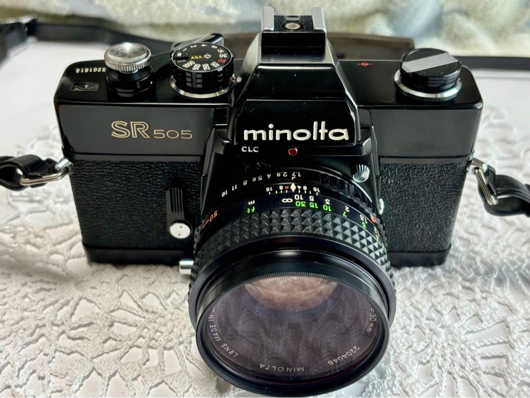 ミノルタ SR505 標準レンズ付き 一眼レフ
