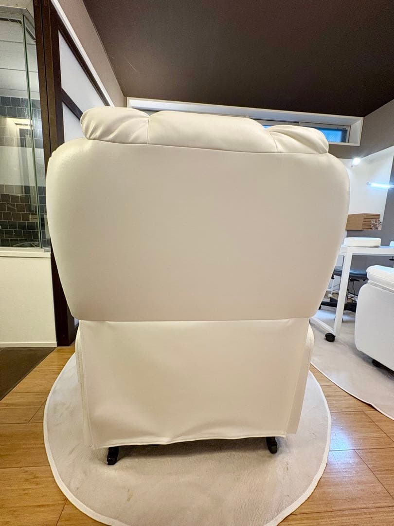 電動ラウンジチェア SHIFFON jrリクライニングソファ　ホワイト