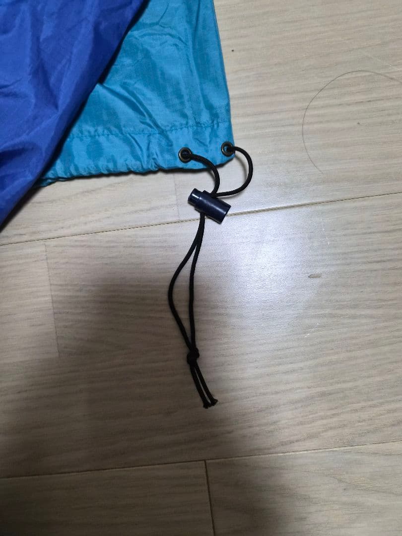 パタゴニア 三角タグ ナイロンアノラック M 80s ヴィンテージ 青ターコイズ