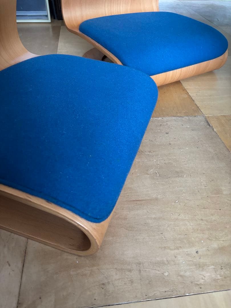 Verner Panton タタミチェア（青) 1脚目
