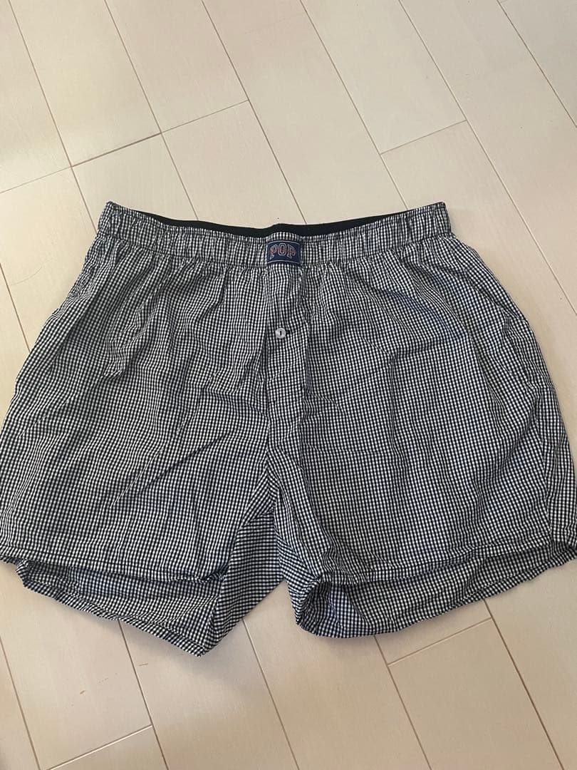 pop trading companyトランクス3枚セット 見せパン チェック柄