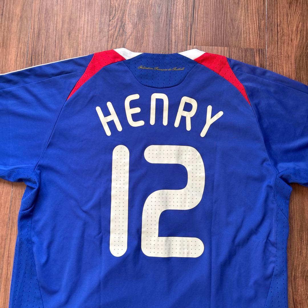 adidas アンリ フランス代表　サッカーユニフォーム　07／08
