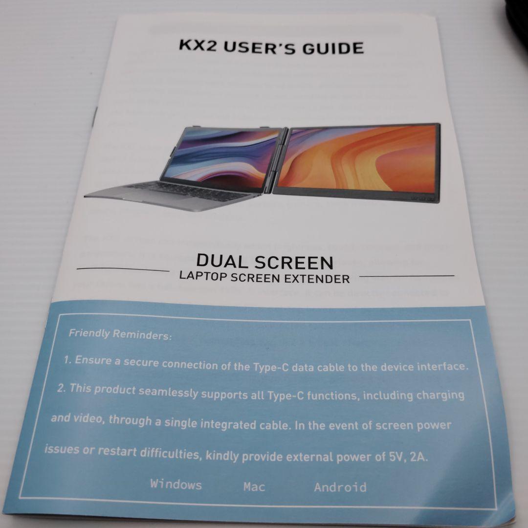 【新品未使用】laptomo KX2 14インチ デュアルディスプレイFHD