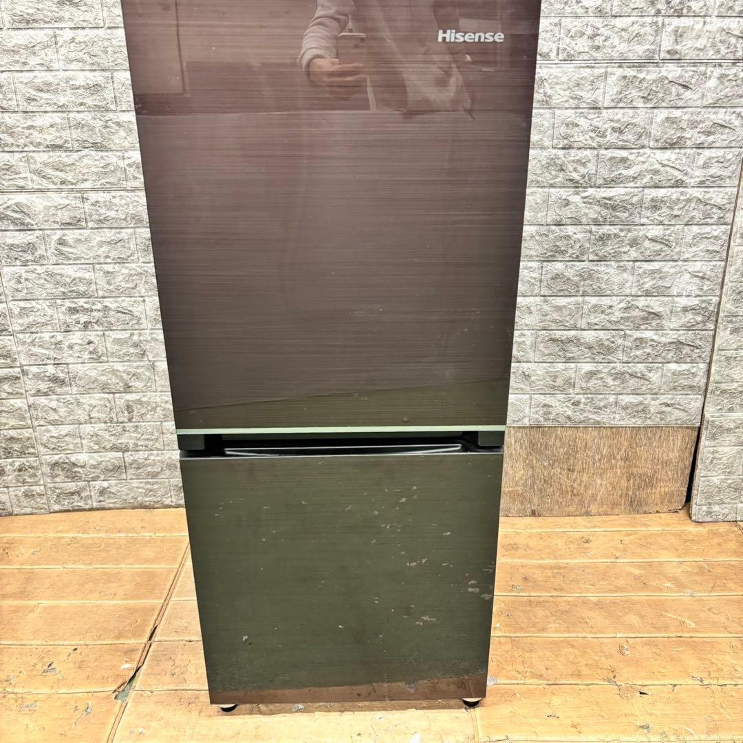 941 冷蔵庫　小型　一人暮らし　保証込　右開き　木目調　洗濯機も有　200L弱