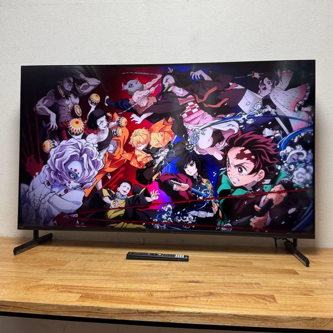 SONY 65V型 4K 液晶テレビ BRAVIA KJ-65X80K アプリ○