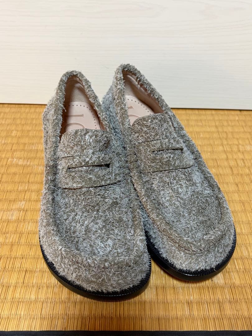 LOEWE ロエベ　カンポローファー 37 デニムブルー　内袋付き