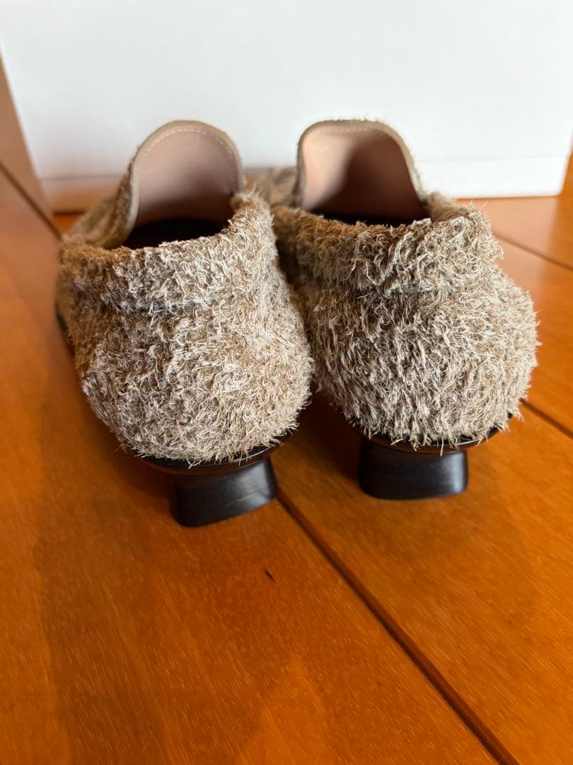 LOEWE ロエベ　カンポローファー 37 デニムブルー　内袋付き