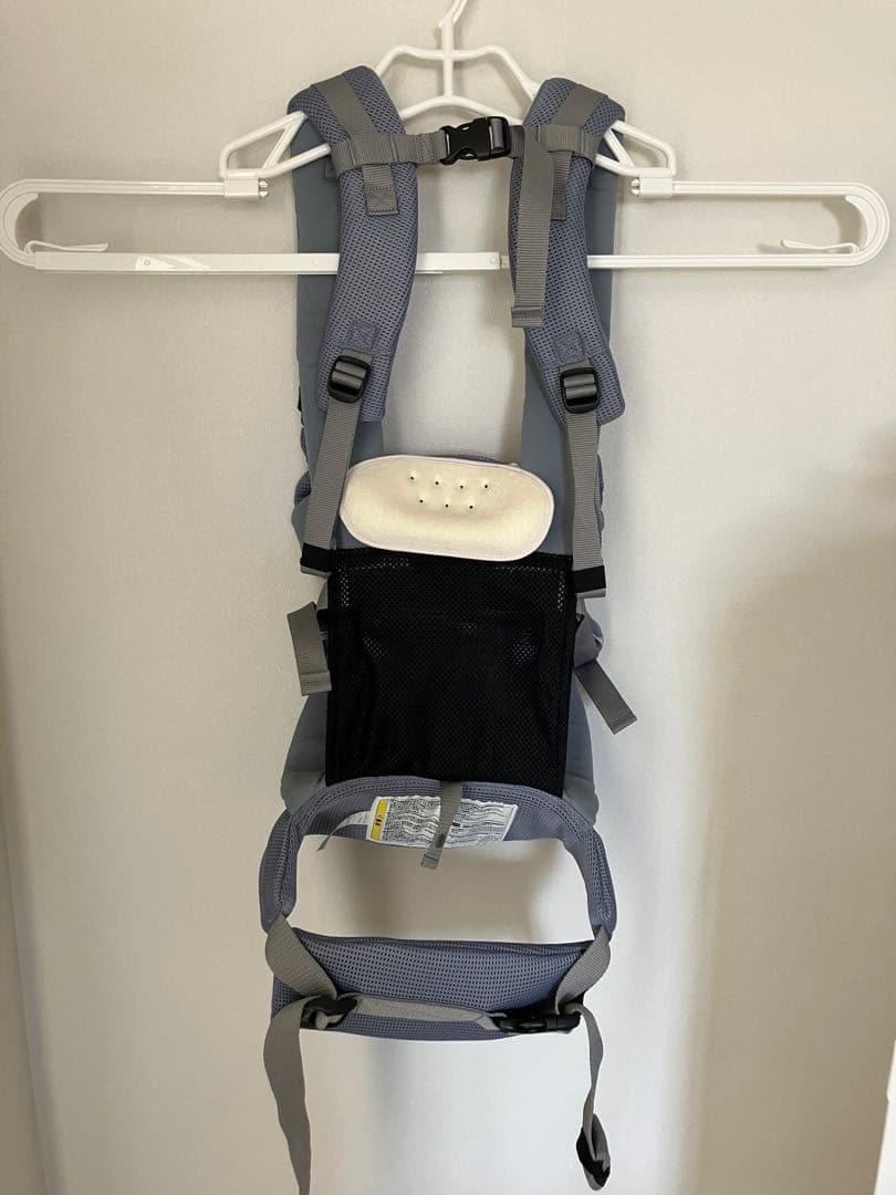 【美品・試着のみ】抱っこ紐 グレー Aprica ラクリス