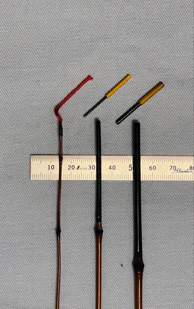 品川和竿やす製作の全竹タナゴ竿三本継