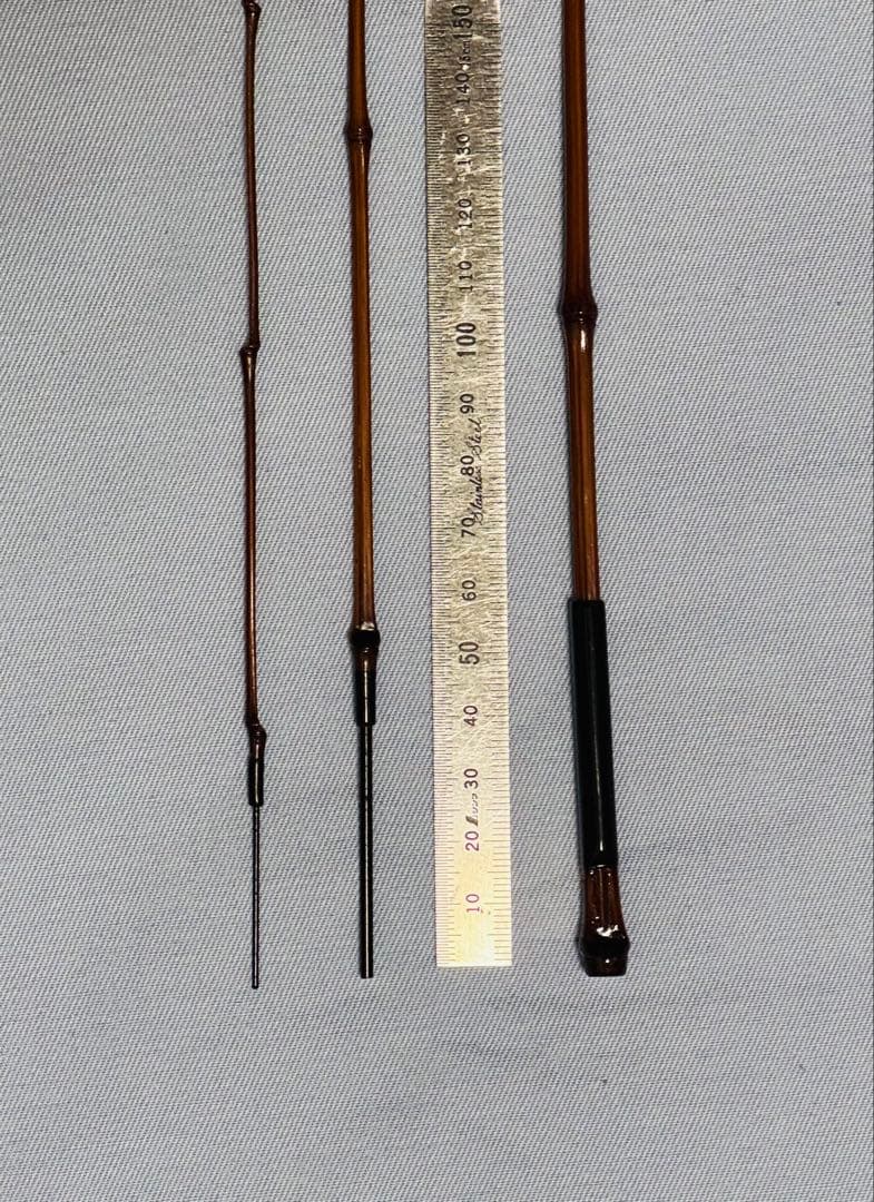 品川和竿やす製作の全竹タナゴ竿三本継