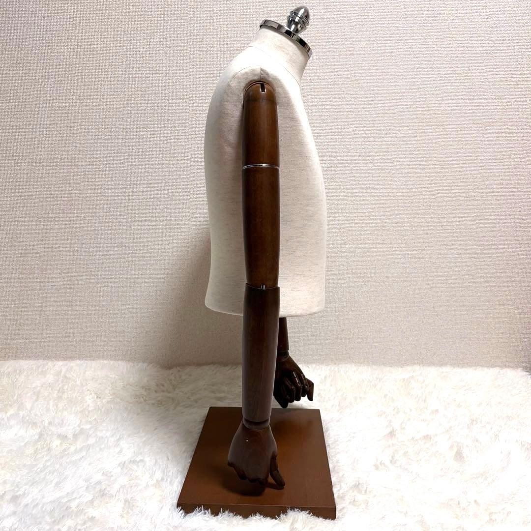 マネキン　トルソー　紳士　布張り 腕付き 可動式　半身トルソー　 Lサイズ