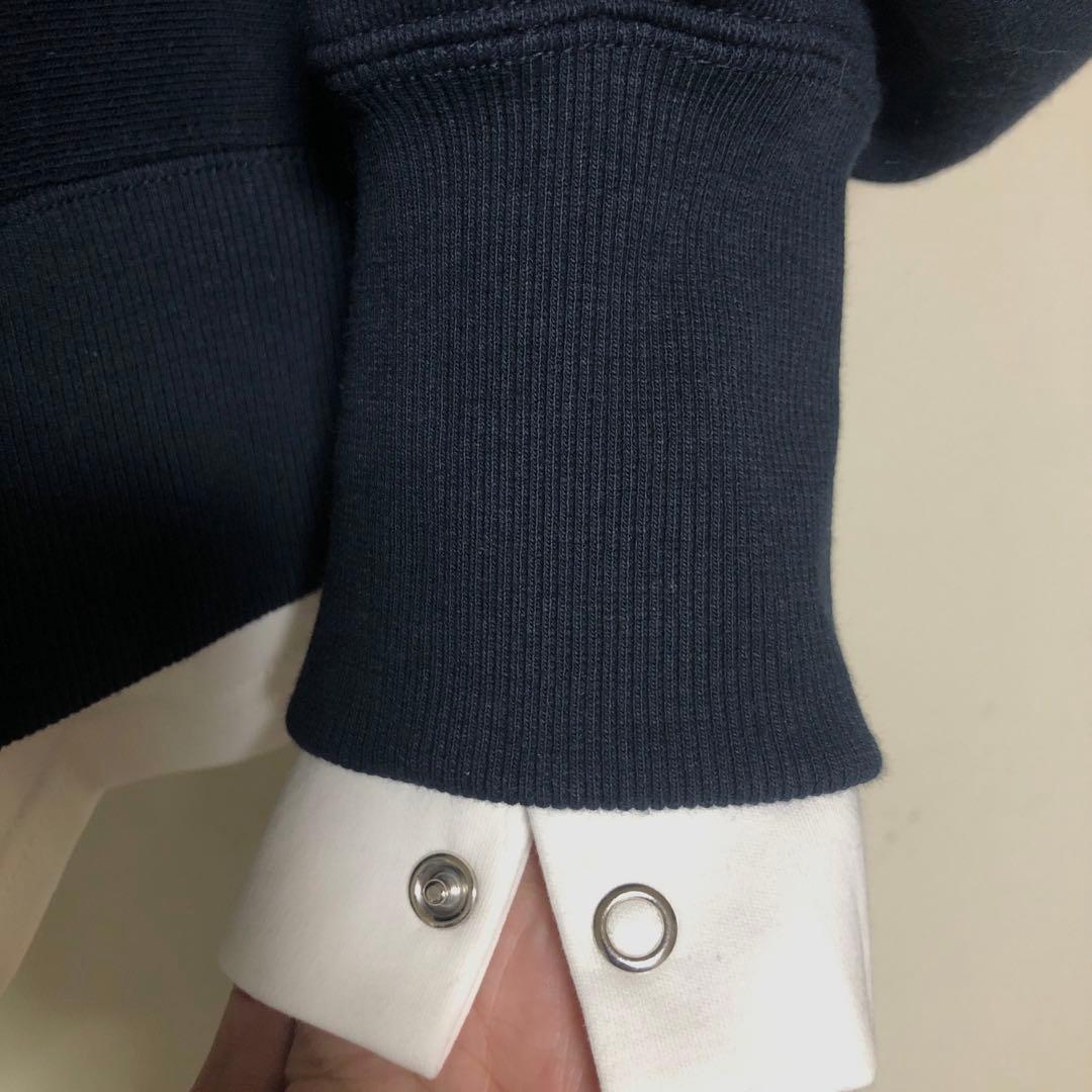 doudou【こっち企画】ハーフジップスウェット ＆ロゴロンT 今季 セット売り