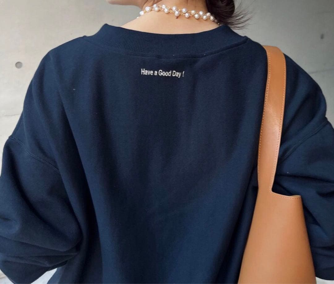 doudou【こっち企画】ハーフジップスウェット ＆ロゴロンT 今季 セット売り