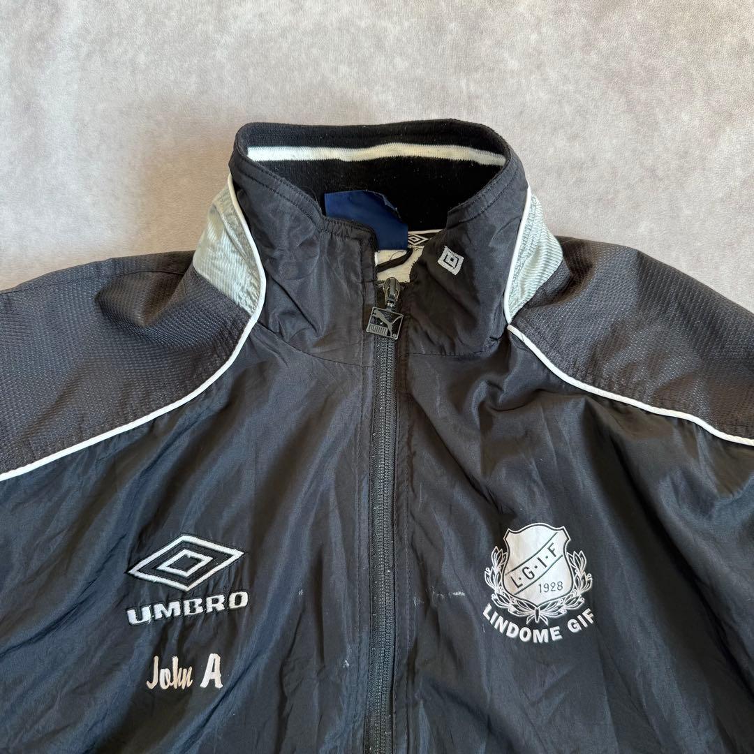 90s アンブロ ナイロンジャケット テックファッション L 短丈