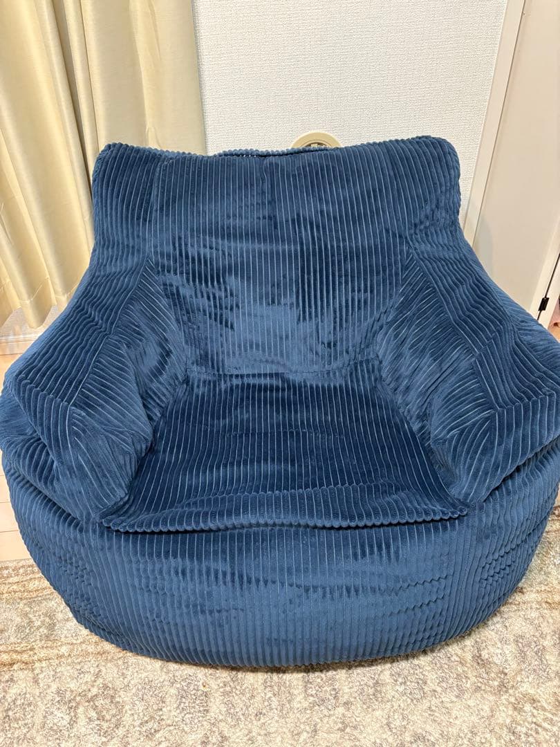 LOOSY 1人掛けビーズソファ Navy