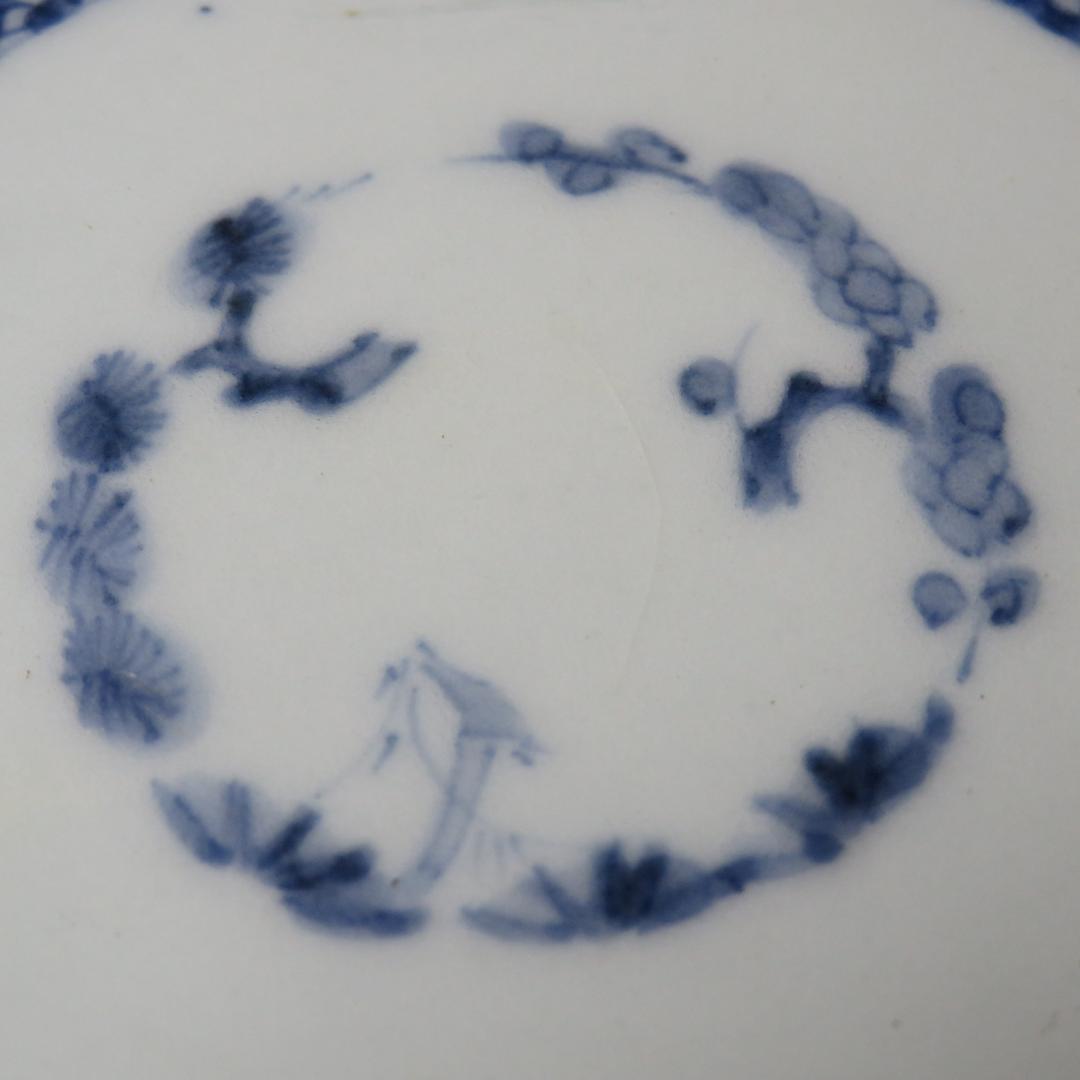 皿 なます皿 微塵唐草 冨貴長春 松竹梅 蔵出し 初荷 美品 2枚