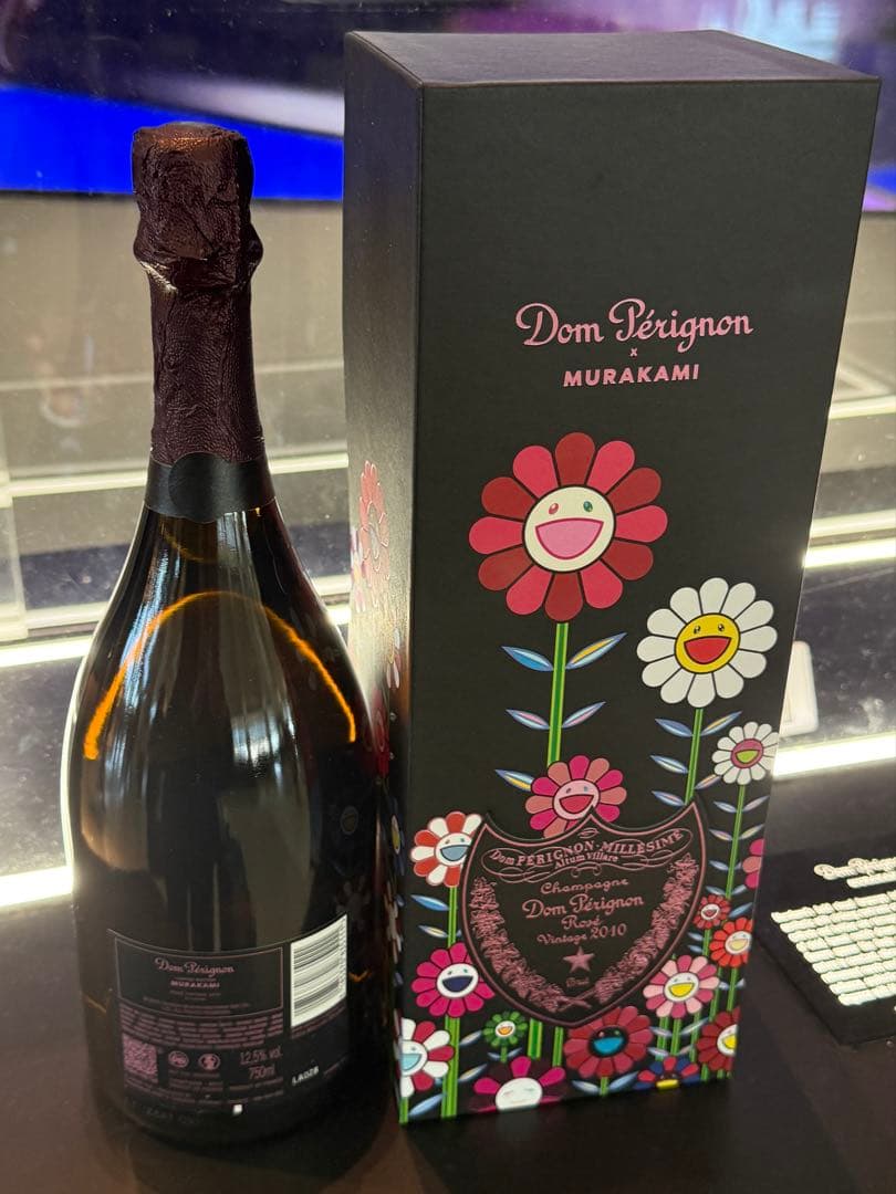新品・希少　村上隆デザインの特別な2010 ドンペリ　ロゼ　3本セット