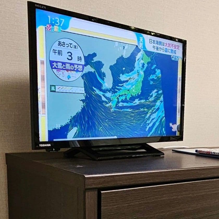 東芝 REGZA 24V型 液晶テレビ 24S24 2021年製 付属品完備