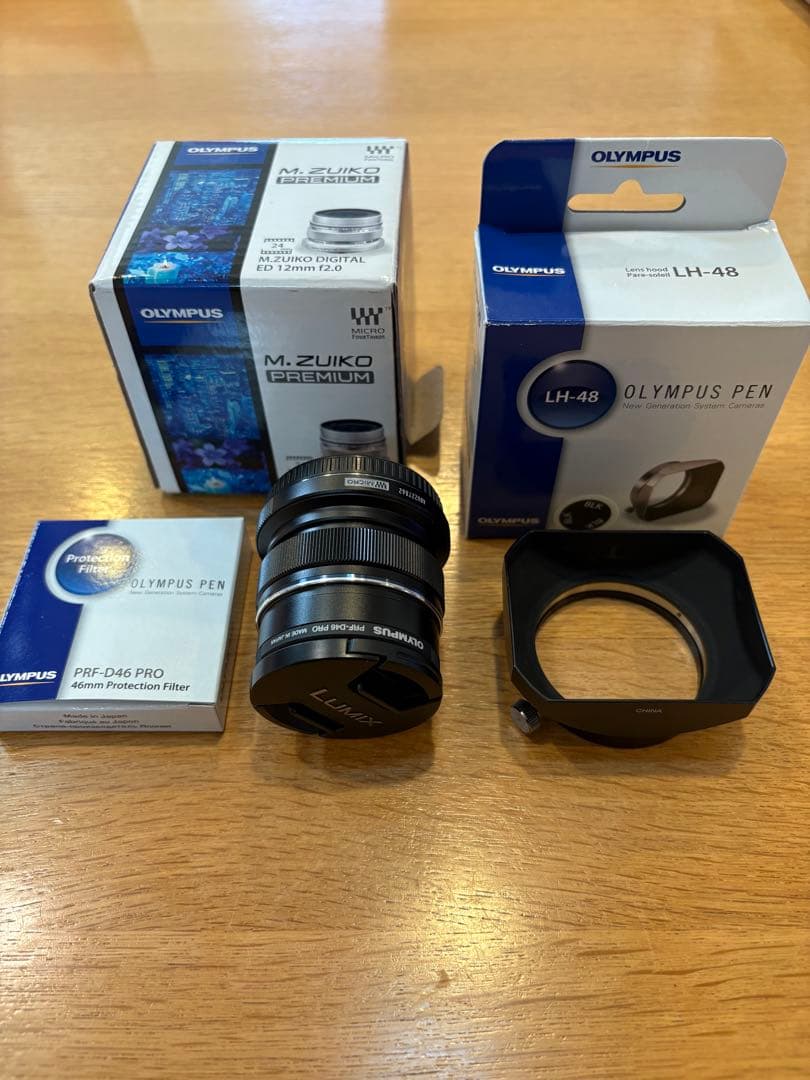 オリンパス M.ZUIKO DIGITAL ED 12mm F2.0 ブラック