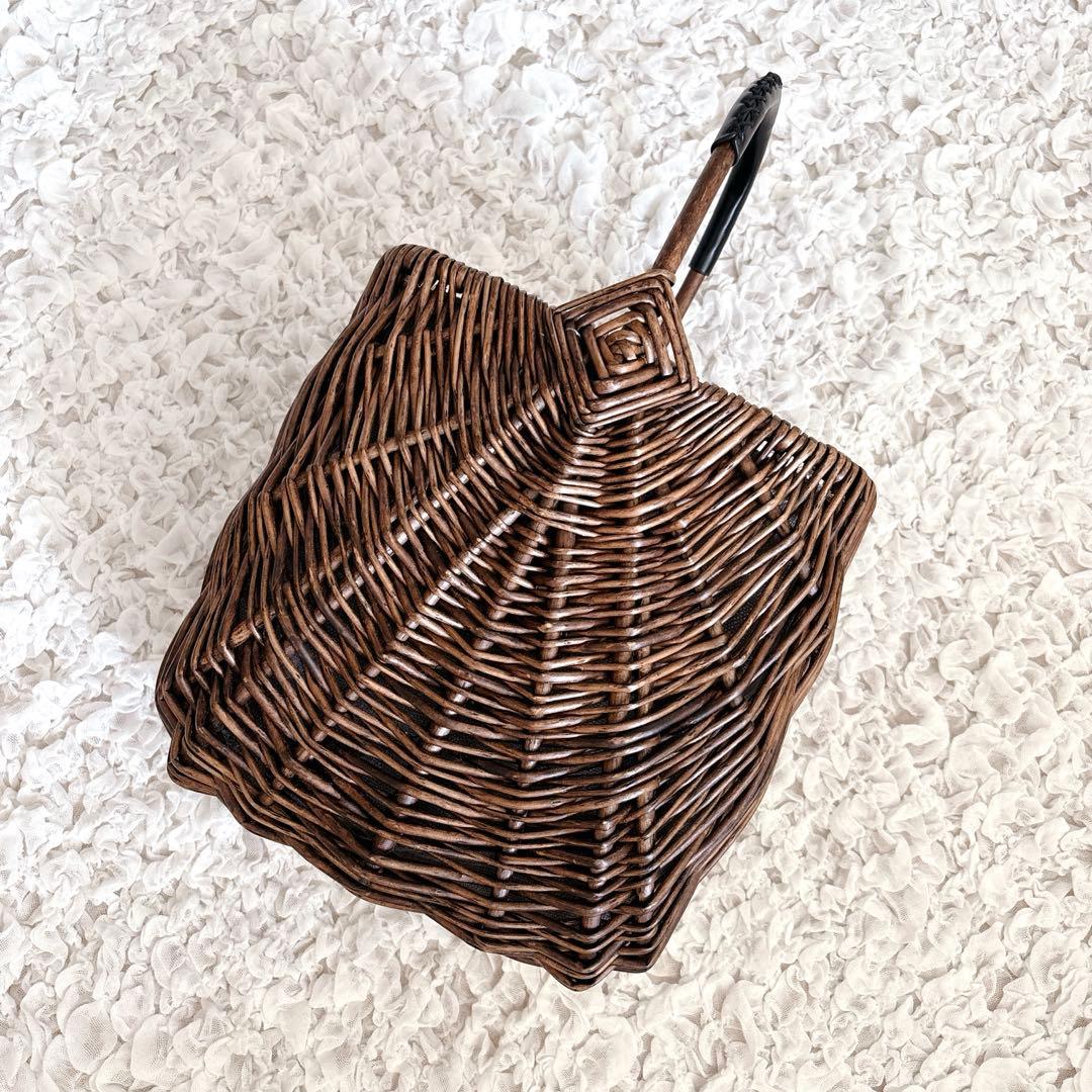 Pale Jute weekend basket Large カゴバッグ