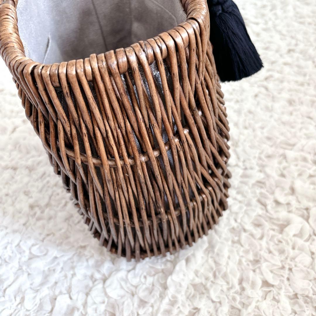 Pale Jute weekend basket Large カゴバッグ