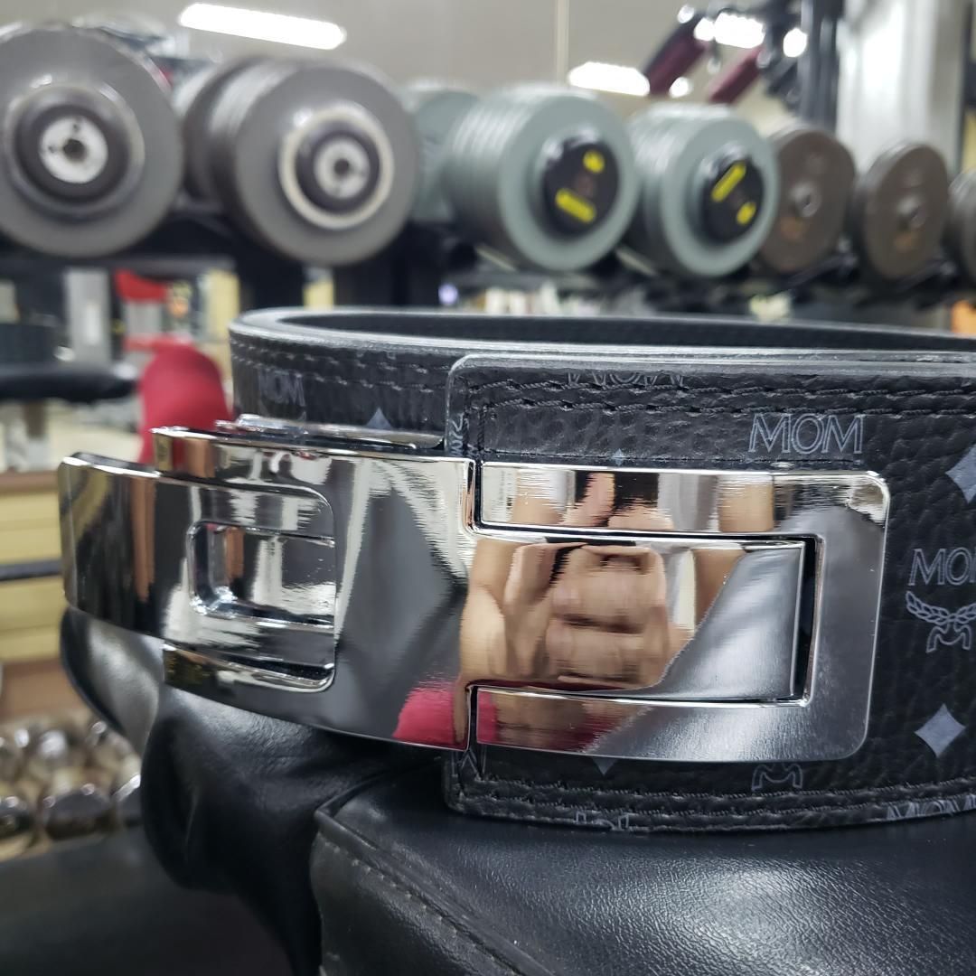 レバーアクションベルト パワーベルト ワンタッチ可変式13ｍｍ Sサイズ柄