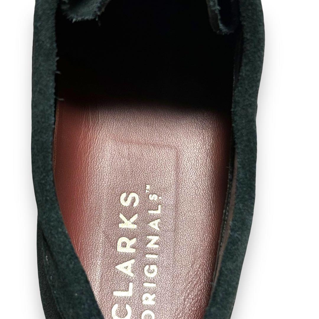 極美品 未使用級 クラークス ワラビー ゴアテックス スエード ブラック 黒