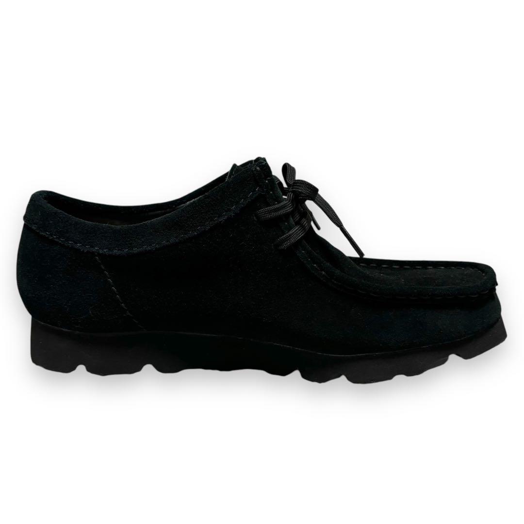 極美品 未使用級 クラークス ワラビー ゴアテックス スエード ブラック 黒