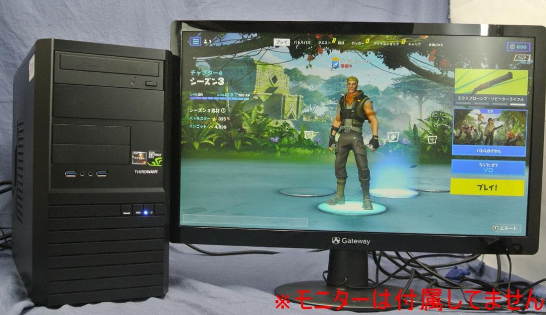格安!ドスパラ Ryzen5 3500/GTX1050Ti/Fortnite
