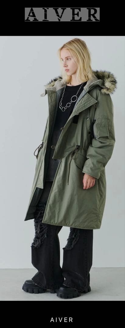 Aちゃん⭐️即完売品⭐️AIVER アイバー N-3 フライトコート