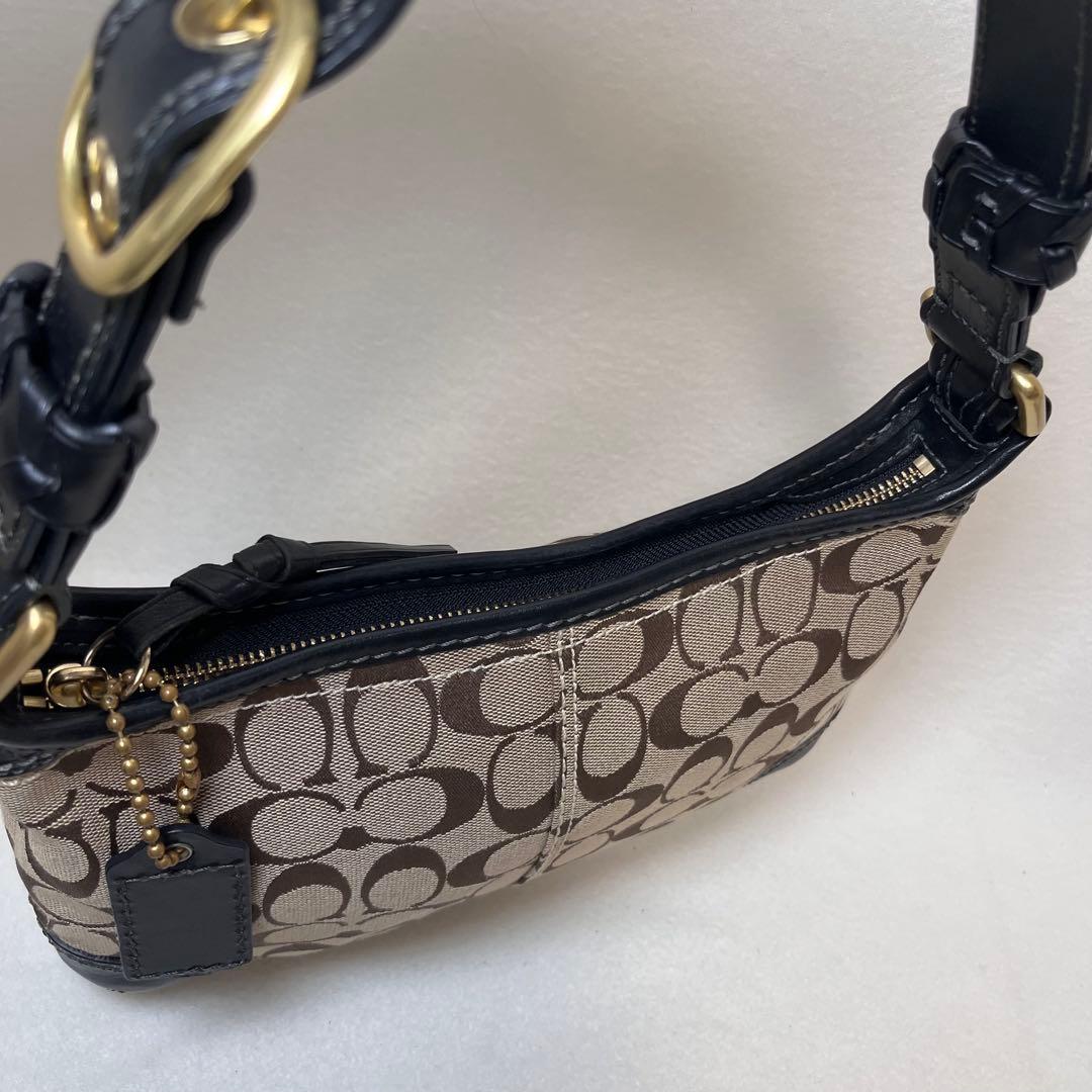 美品 コーチ ワンショルダーバッグ シグネチャー ミニバッグ 11430 y2k