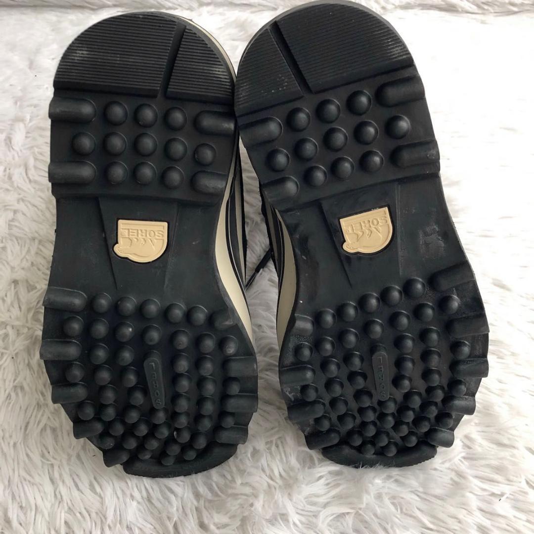 ブーツ レディース 24 黒 SOREL CARIBOU ソレル カリブー 防寒