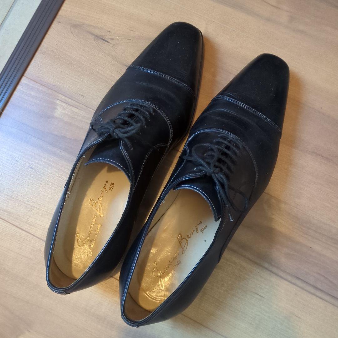 【美品】Francesco Benigno 黒 革靴