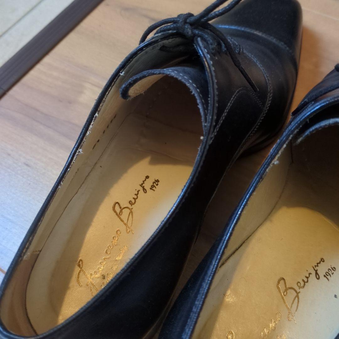 【美品】Francesco Benigno 黒 革靴