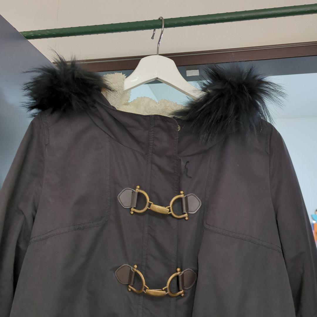 値段交渉可＊Rose Tiara フード付きダッフルコート ブラック