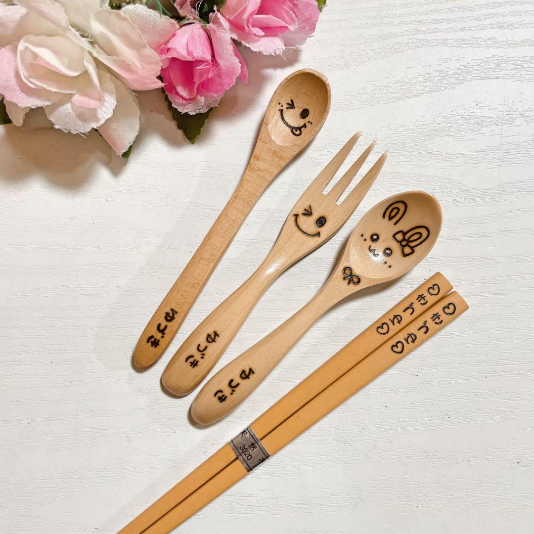 確認♡画像2枚♡四角仕切り(大)♡スプーンフォーク♡お箸♡オーダー受け付け