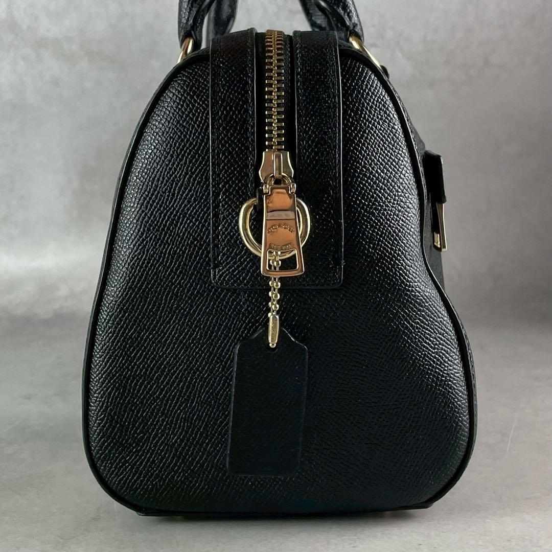 ✨美品✨コーチ　ローアンサッチェル　ショルダーバッグ 2way レザー　ブラック