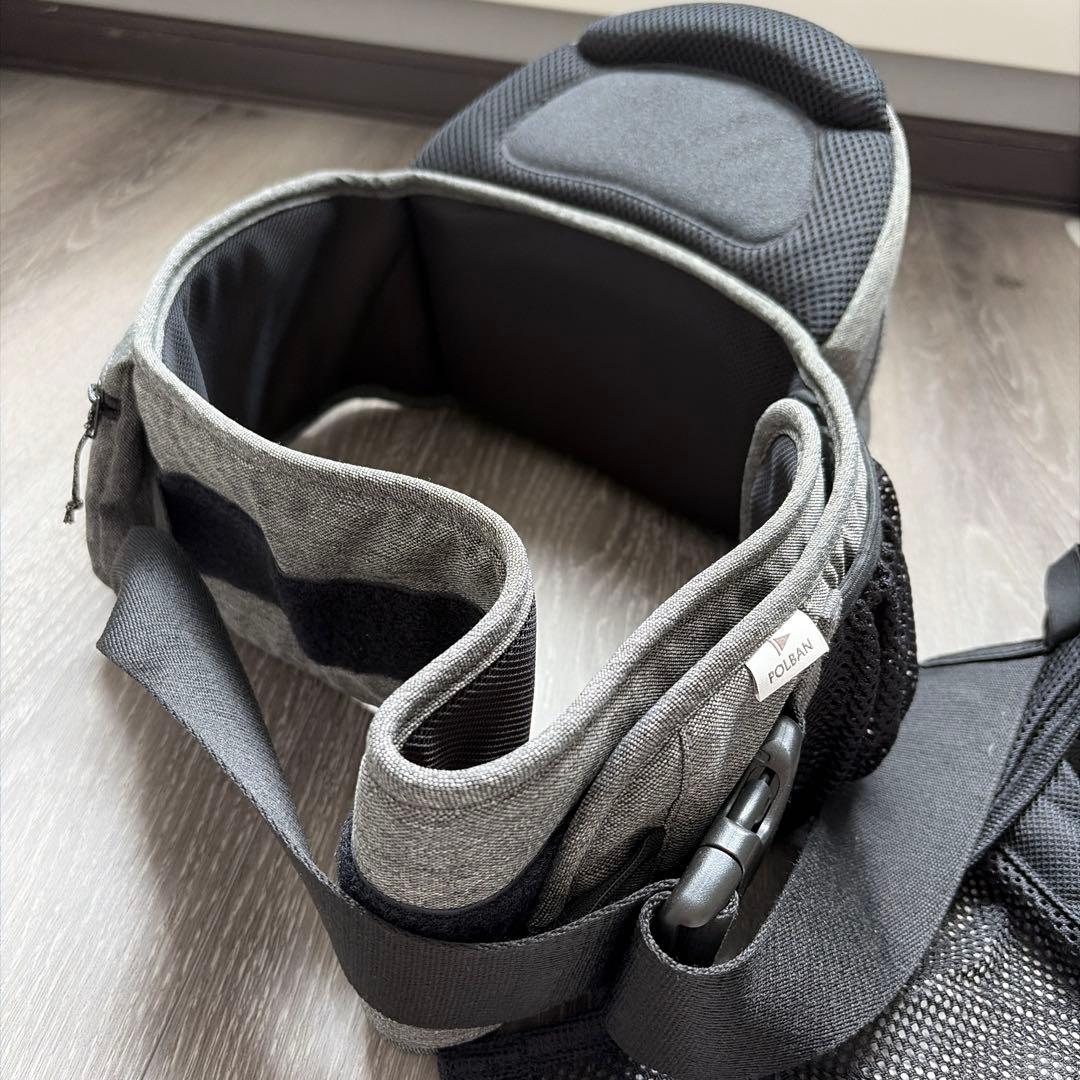 使用回数少なめ　POLBAN ADVANCE メランジグラー&シングルショルダー