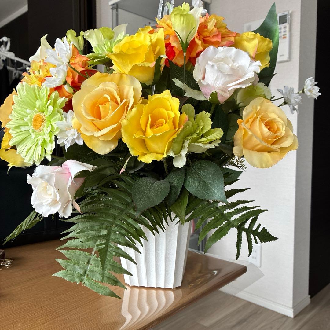 開店祝賀会式典用、スタンド付きフラワー