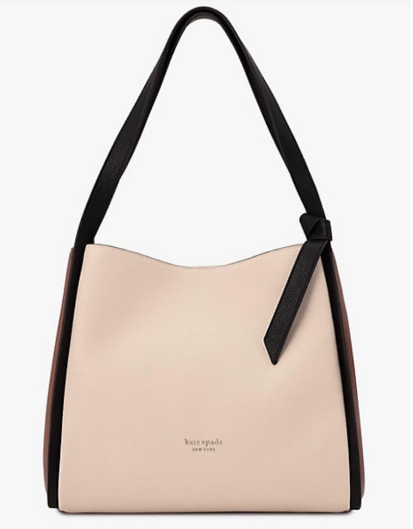 kate spade ノット カラーブロック ラージ ショルダーバッグ