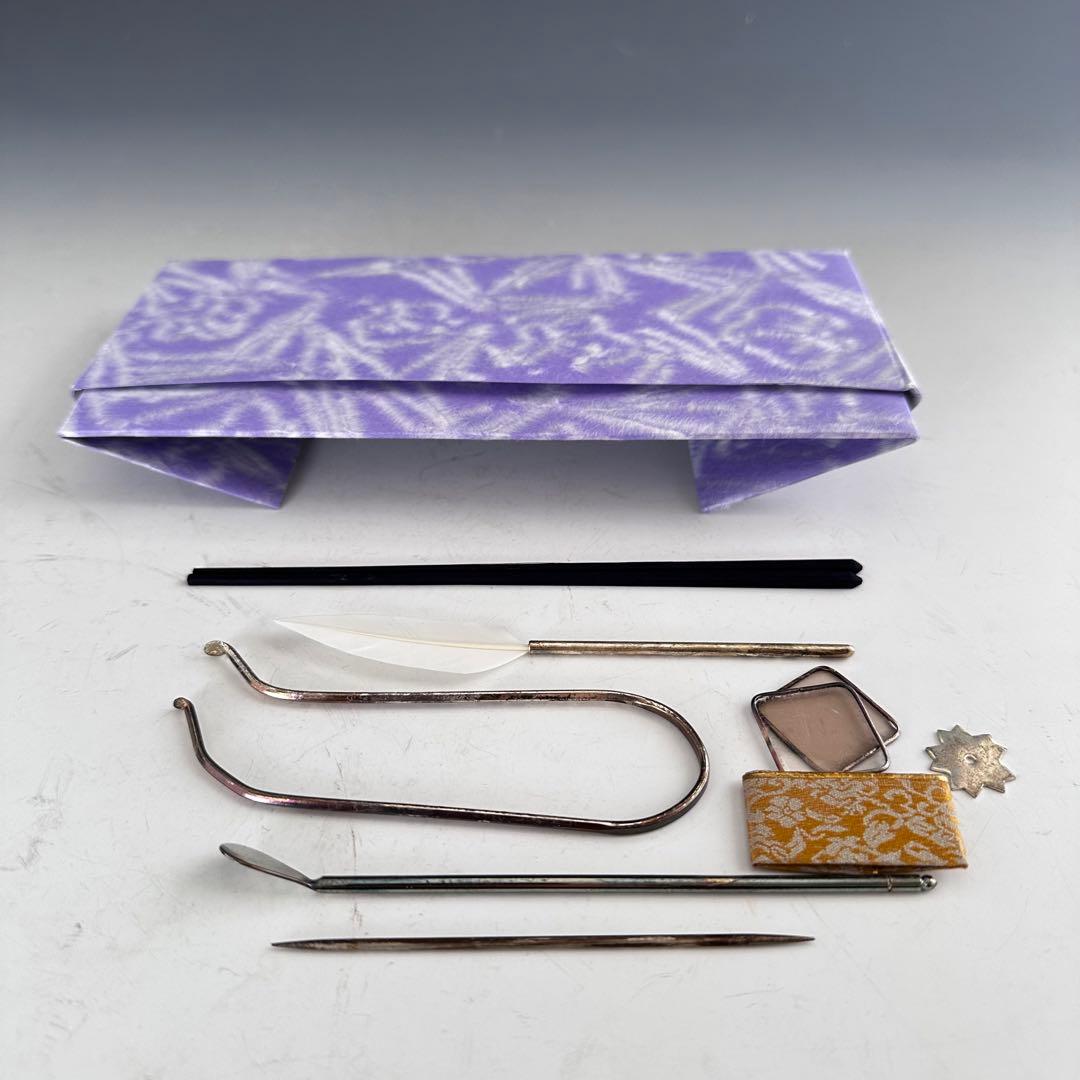 茶道具　黒真塗　香盆セット　香盆　貫入聞香炉　重香合　香道具セット　七事式　稽古