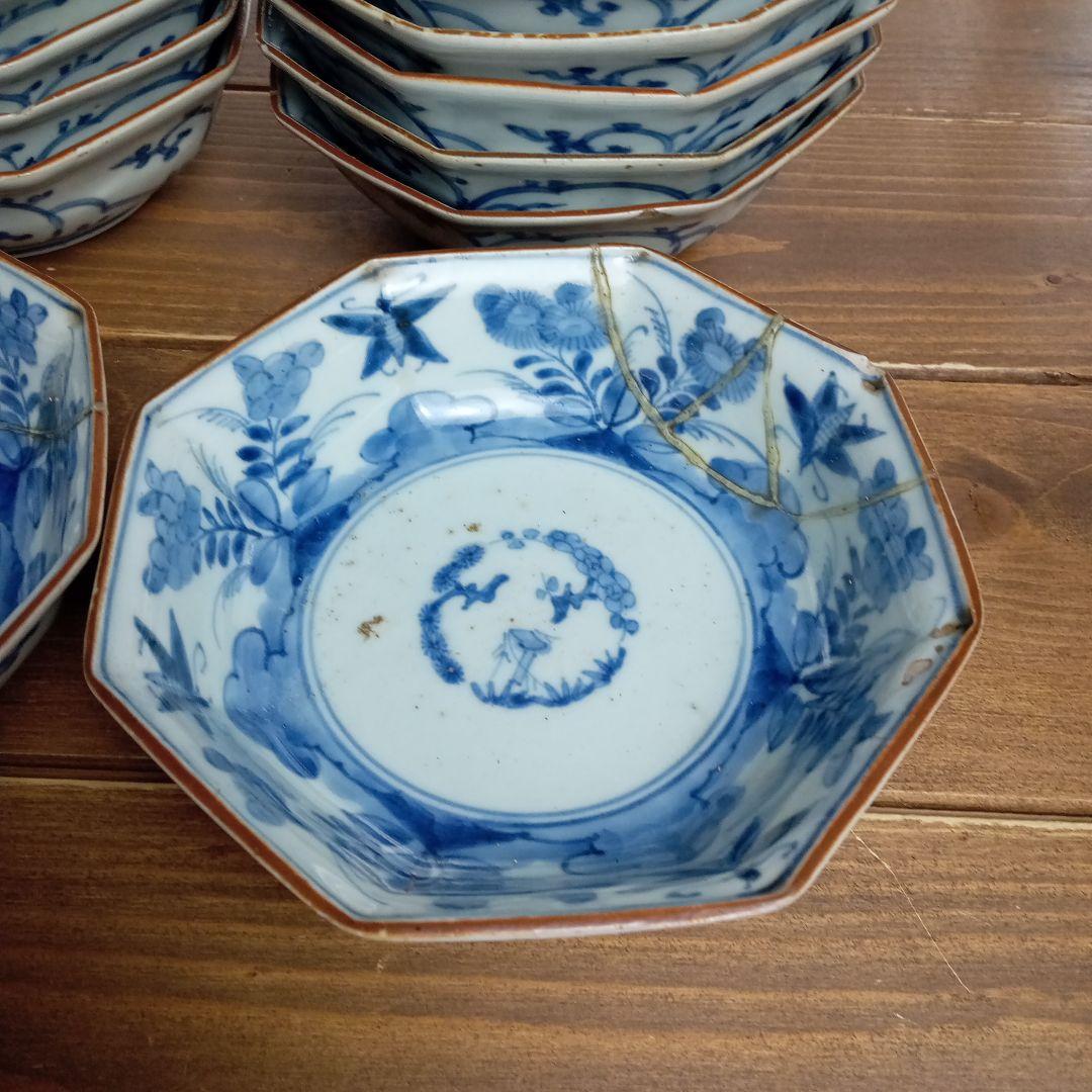 明治伊万里　真酢皿18枚　E−666