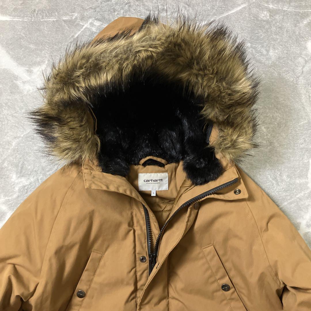 Carhartt モッズコート トラッパージャケット 2way キャメル L