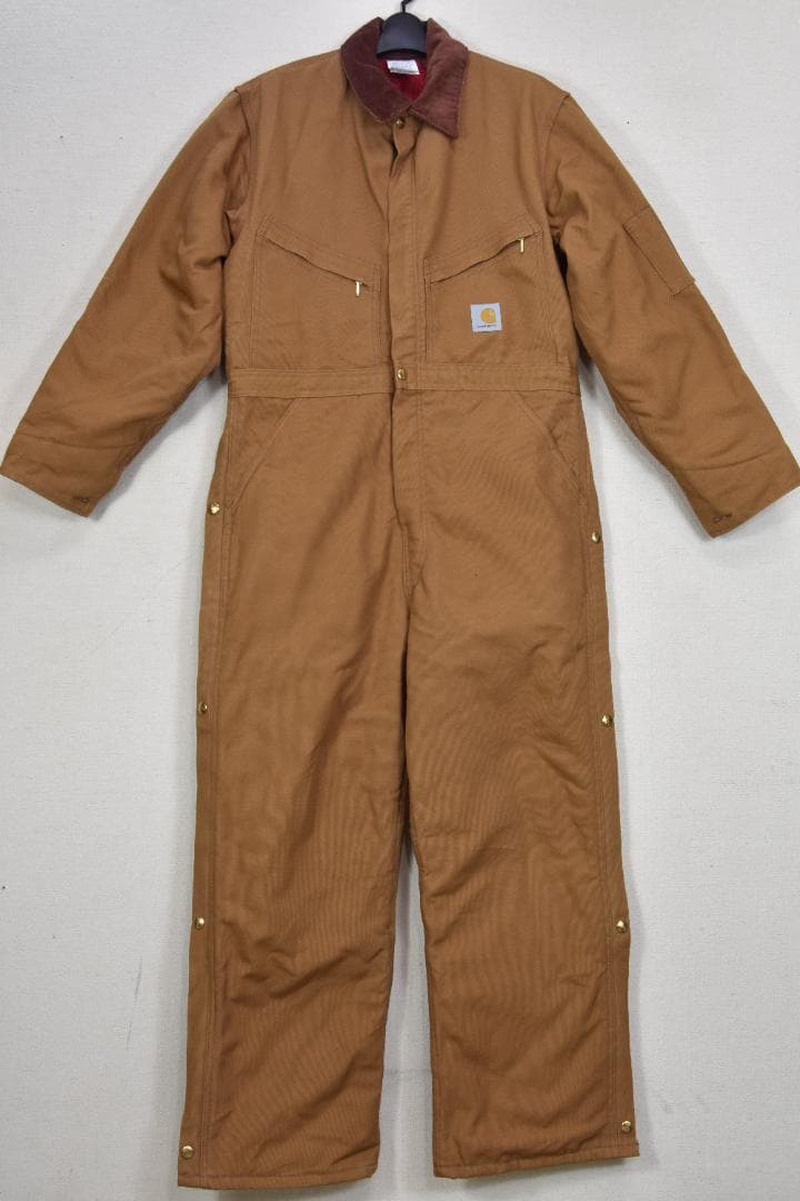 カーハート ライナー付ツナギ 美品 USA製 17067 Carhartt