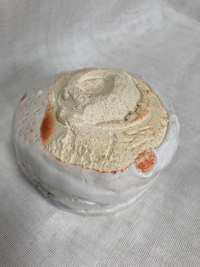 木戸貞昭／箱付絵志野茶碗／A68