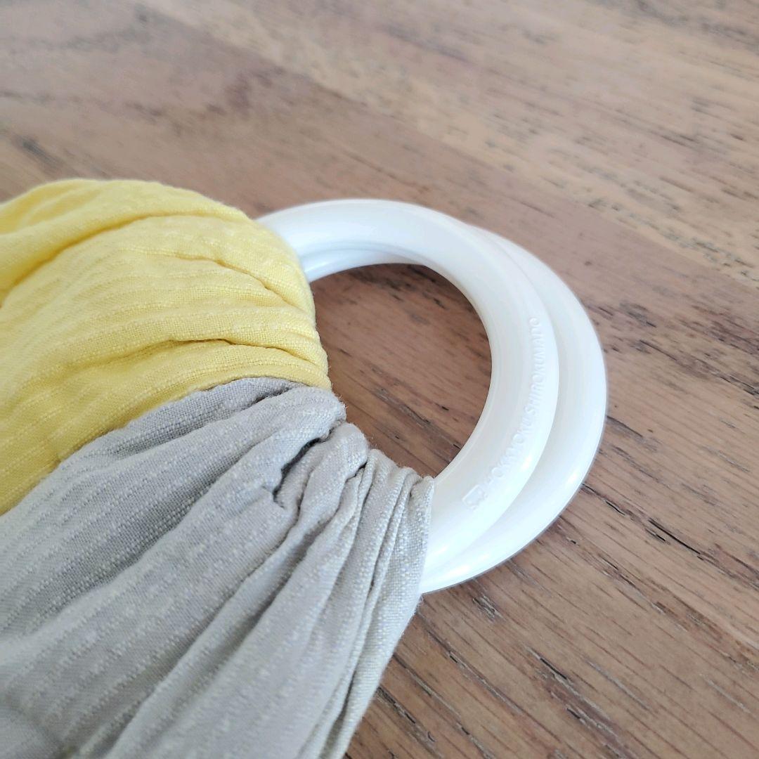 キュット ミー！823 しじら織 オリンピアード／サンド（薄手）抱っこ紐